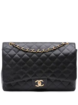 CHANEL Pre-Owned: Чёрная сумка 