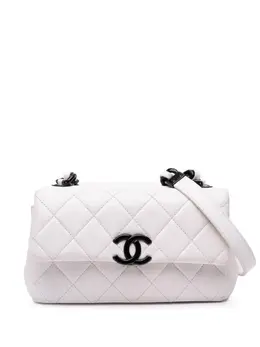 CHANEL Pre-Owned: Белая сумка через плечо 