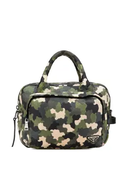 Prada Pre-Owned: Зелёная сумка 