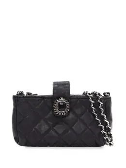 CHANEL Pre-Owned: Чёрная сумка через плечо 