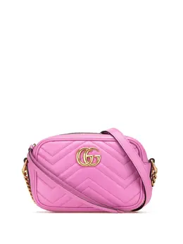 Gucci Pre-Owned: Розовая сумка через плечо 