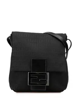 Fendi Pre-Owned: Чёрная сумка через плечо 