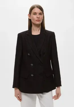 Armani Exchange: Чёрный жакет 