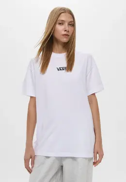 Vans: Белая футболка 
