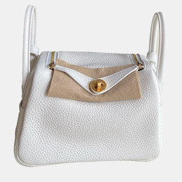 Hermes: Белая сумка через плечо 