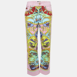 Versace Jeans Couture: Розовые джинсы 