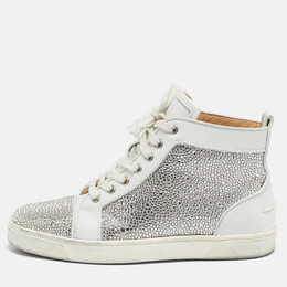 Christian Louboutin: Белые кроссовки 