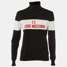 Love Moschino: Чёрный свитер 