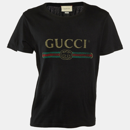 Gucci: Чёрная футболка 