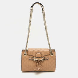Gucci: Бежевая сумка 