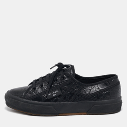 Alaia: Чёрные кроссовки 