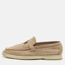 Loro Piana: Бежевые лоферы 