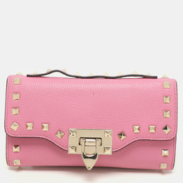 Valentino: Розовый кошелёк  Rockstud