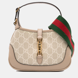 Gucci: Бежевая сумка  GG Supreme