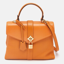Louis Vuitton: Оранжевая сумка 