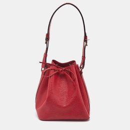 Louis Vuitton: Красная сумка  Épi