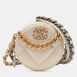 Chanel: Бежевый клатч 