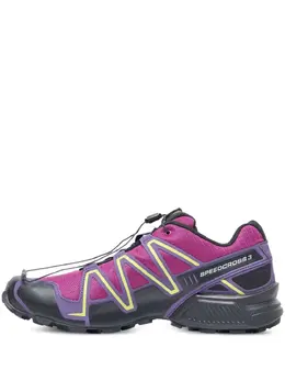 Salomon: Фиолетовые кроссовки 
