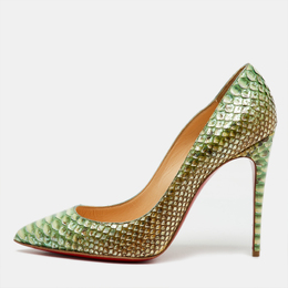 Christian Louboutin: Зелёные туфли  So Kate