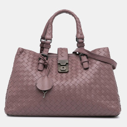 Bottega Veneta: Фиолетовая сумка  Intrecciato