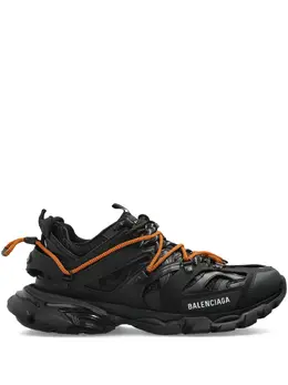 Balenciaga: Чёрные кроссовки  Track