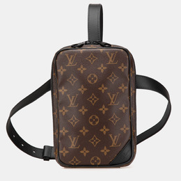 Louis Vuitton: Коричневая сумка 