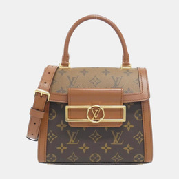 Louis Vuitton: Коричневая сумка 