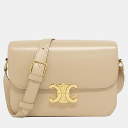 Celine: Бежевая сумка 