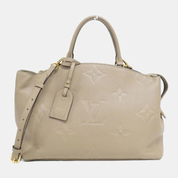 Louis Vuitton: Бежевая сумка-шоппер 