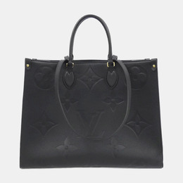 Louis Vuitton: Чёрная сумка-шоппер 