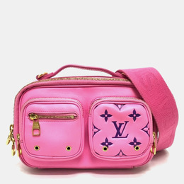 Louis Vuitton: Розовая сумка через плечо 