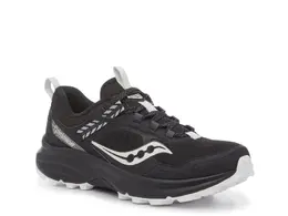 Saucony: Чёрные кроссовки 