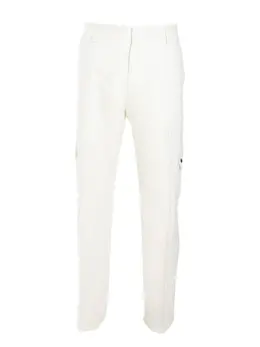 Off-White: Белые брюки 