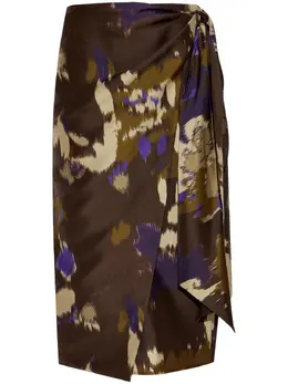 Max Mara: Коричневая юбка 