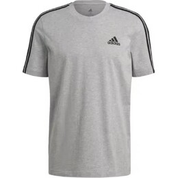 Adidas: Серая футболка 