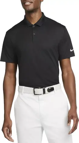 Nike: Чёрная футболка  Dri FIT
