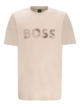BOSS: Футболка с принтом 