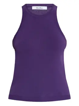 Max Mara: Фиолетовая майка 