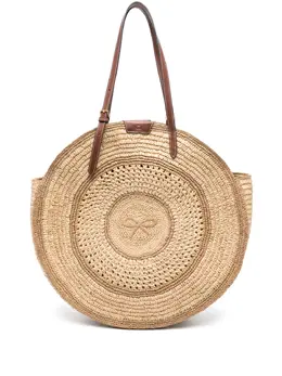 Anya Hindmarch: Светлая сумка-шоппер 