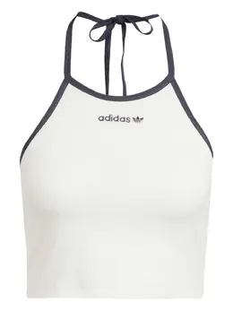 adidas: Белый топ 