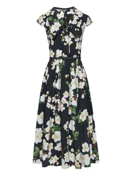 Oscar de la Renta: Синее платье 