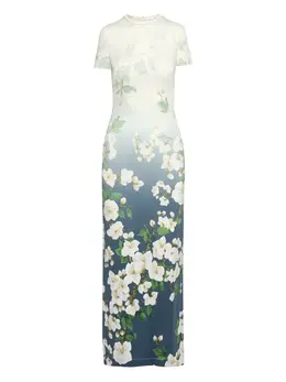 Oscar de la Renta: Синее платье 