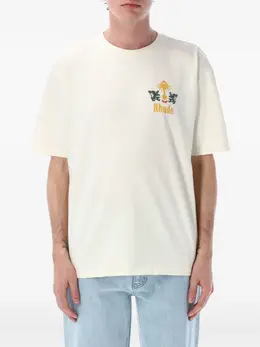 RHUDE: Белая футболка 