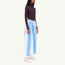 MM6 Maison Margiela: Коричневый боди 