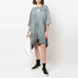 MM6 Maison Margiela: Серое платье 