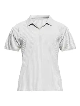Homme Plissé Issey Miyake: Светлое поло 