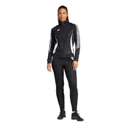 Adidas: Чёрная куртка  Tiro