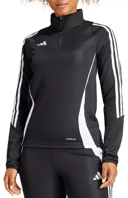 Adidas: Чёрная футболка  Tiro