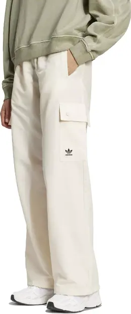 Adidas: Белые брюки  Essentials