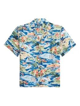 Polo Ralph Lauren: Голубая рубашка 